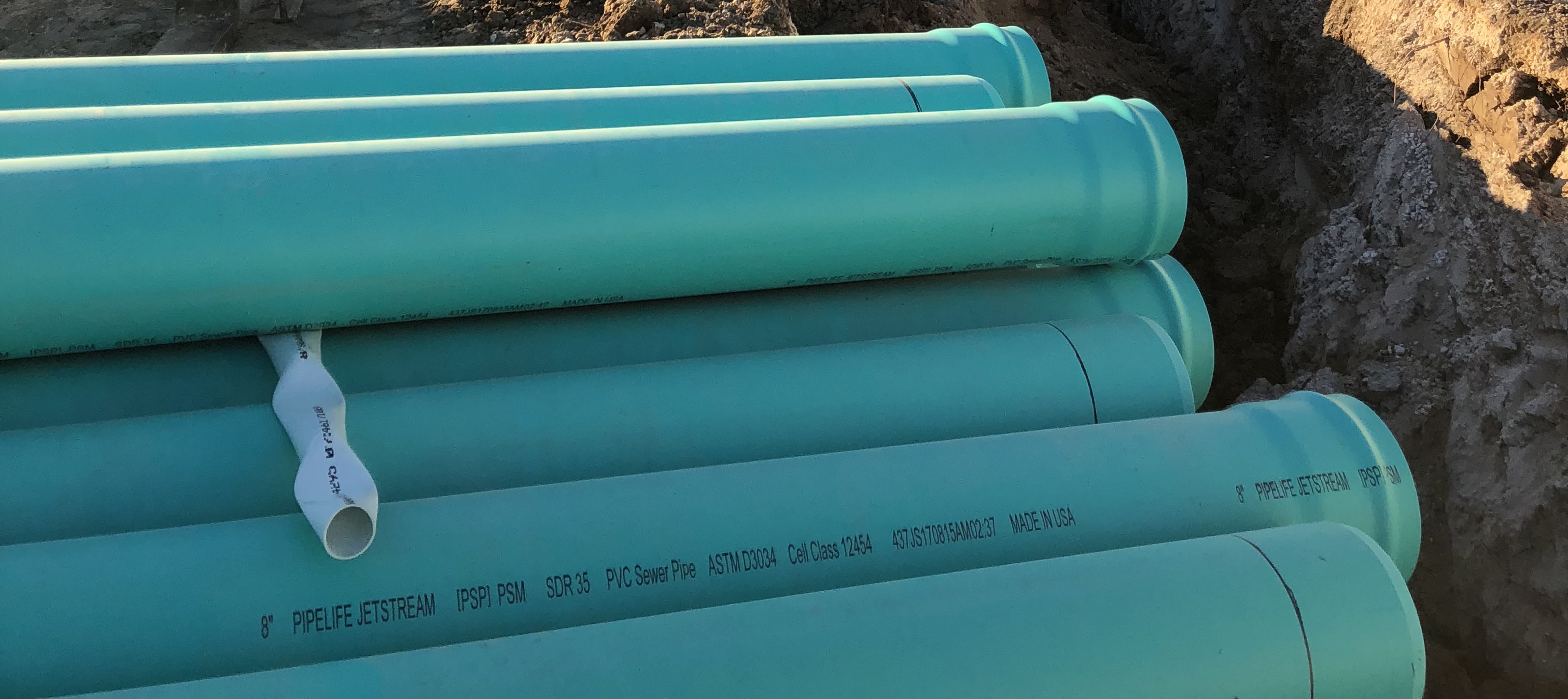 Campbell City Gravity Sewer Pipes